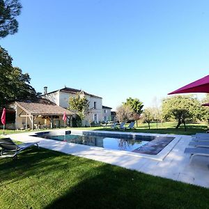 Belle Demeure Familiale Avec Piscine Proche St Emilion Bossugan Exterior photo