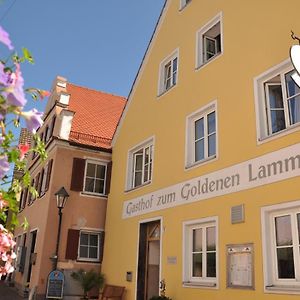 Hotel Gasthof Zum Goldenen Lamm Harburg (Bavaria) Exterior photo